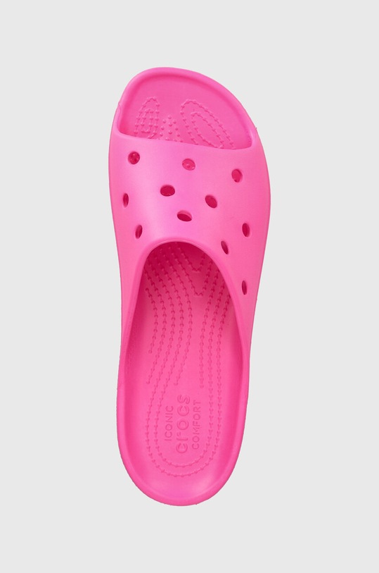 Crocs papucs Classic Platform Slide rózsaszín 208180.6TW