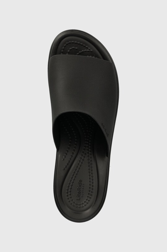 Παντόφλες Crocs Brooklyn Slide Heel μαύρο 209408.060
