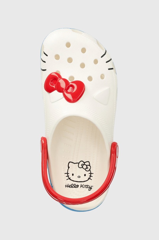 Παντόφλες Crocs Hello Kitty IAM Classic Clog λευκό 209438.100