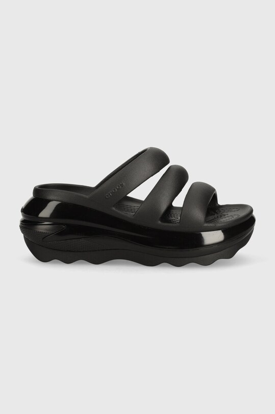 Παντόφλες Crocs Mega Crush Triple Strap 209842.001 μαύρο SS24