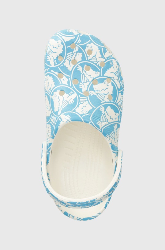 Crocs papuci Classic Duke Print Clog albastru 210003.4OX