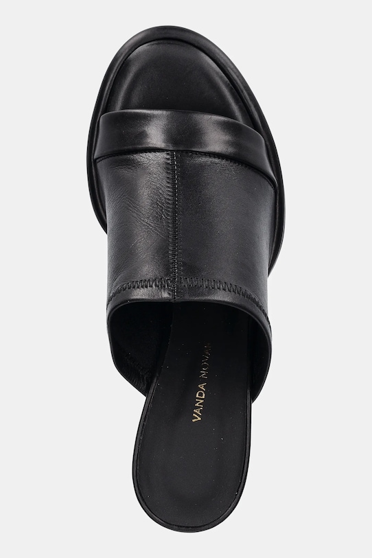 Vanda Novak slapi de piele Gaia negru Gaia.Deep.Black