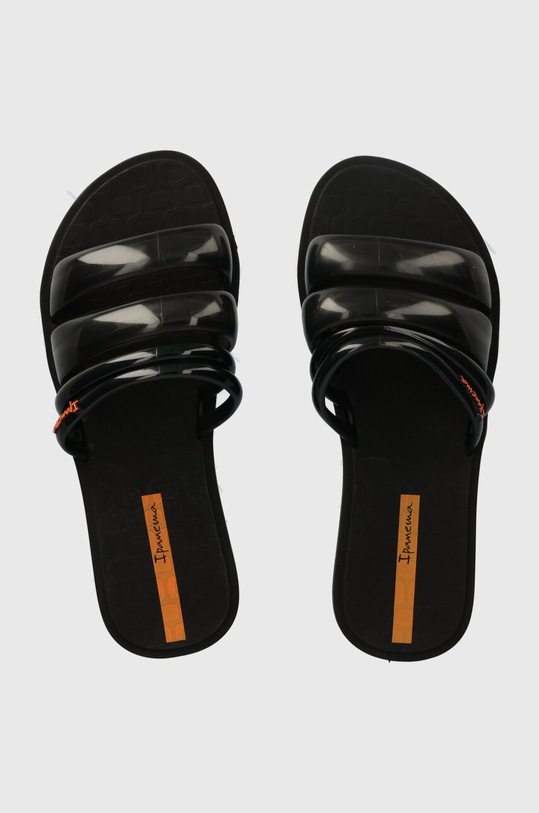 Šľapky Ipanema PUFFER SLIDE plochý čierna 26727.AQ188