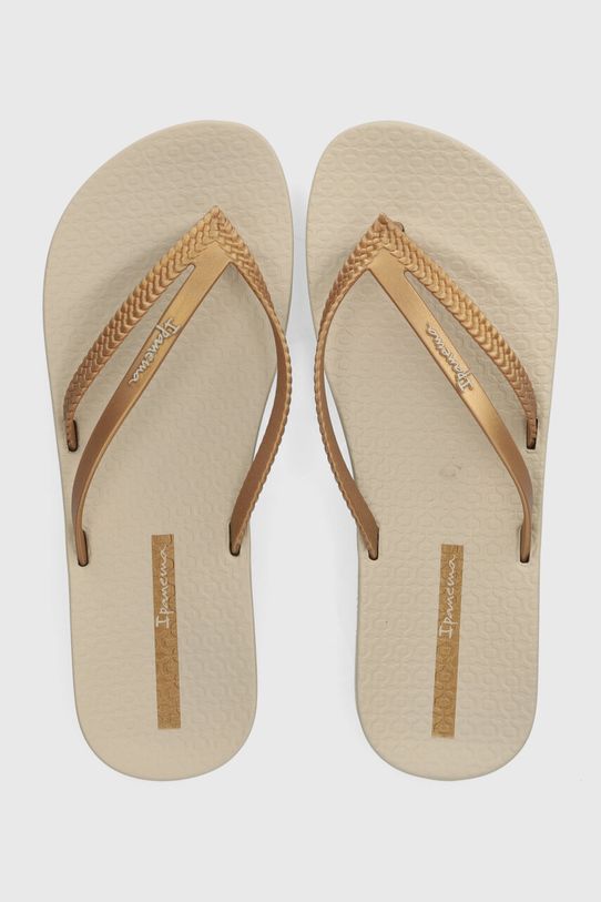 Žabky Ipanema BOSSA SOFT V plochý zlatá 82840.AQ441