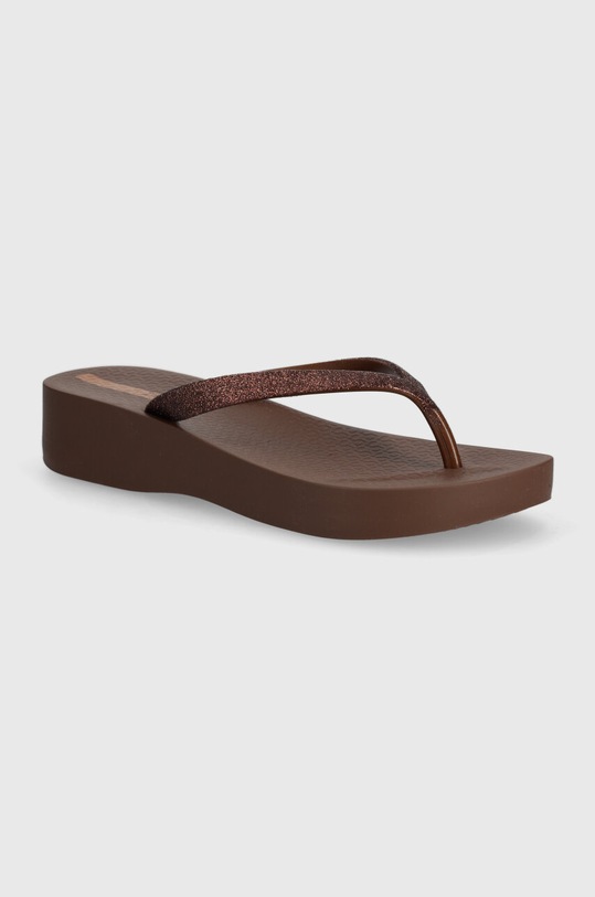 Ipanema japonki MESH CHIC PL bez obcasa brązowy 83386.AR593