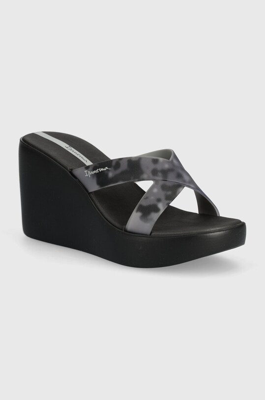 Ipanema papuci HIGH FASHION coturn negru 83520.AQ406