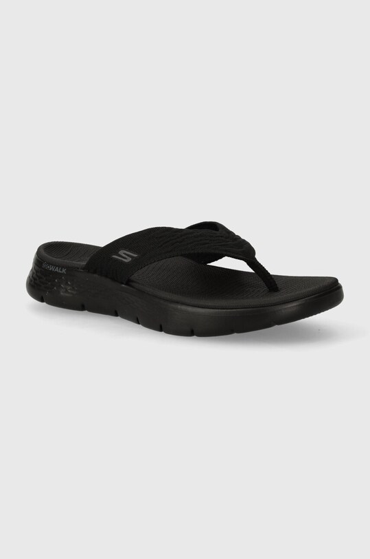 Skechers japonki GO WALK FLEX tekstylny czarny 141404