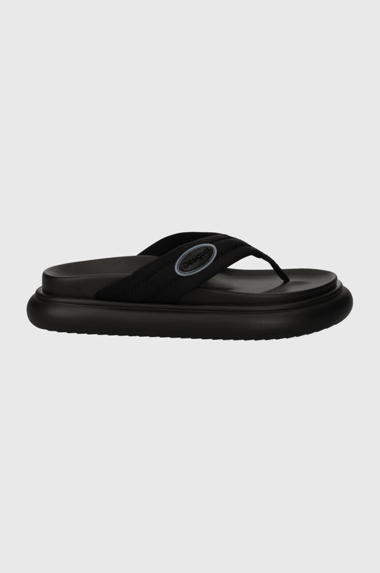 Desigual slapi Boat platformă negru 24SSSA01.2000