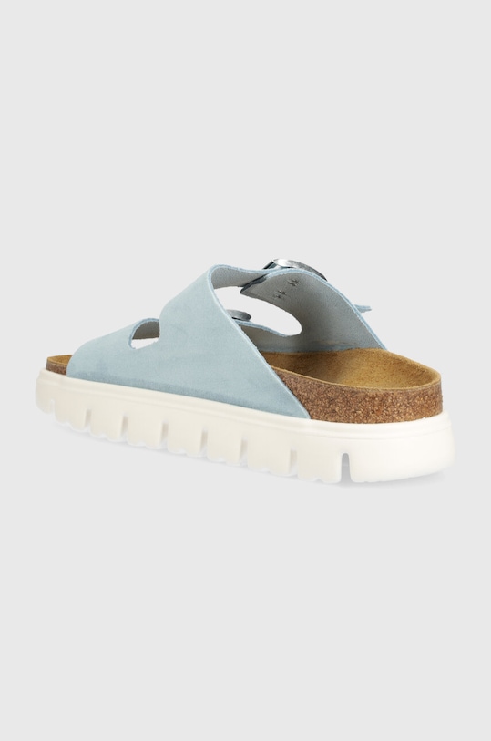 Obuwie Birkenstock klapki zamszowe BIRKENSTOCK X PAPILLIO Arizona Chunky 1026883 niebieski