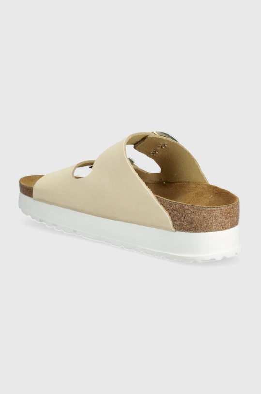 Obuwie Birkenstock klapki nubukowe BIRKENSTOCK X PAPILLIO Arizona Platform Flex 1026924 beżowy