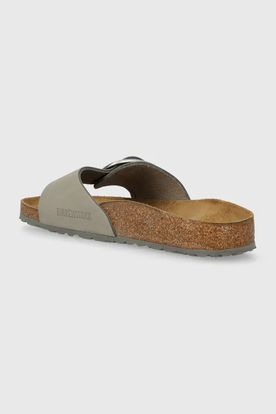 Παπούτσια Nubuck παντόφλες Birkenstock Madrid Big Buckle 1022176 γκρί