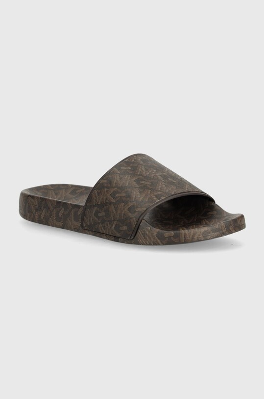 Чехли MICHAEL Michael Kors Gilmore Slide равен кафяв 40S4GMFA1B.227