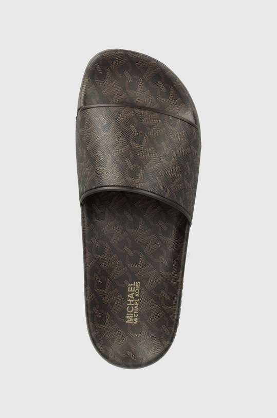 Чехли MICHAEL Michael Kors Gilmore Slide кафяв 40S4GMFA1B.227