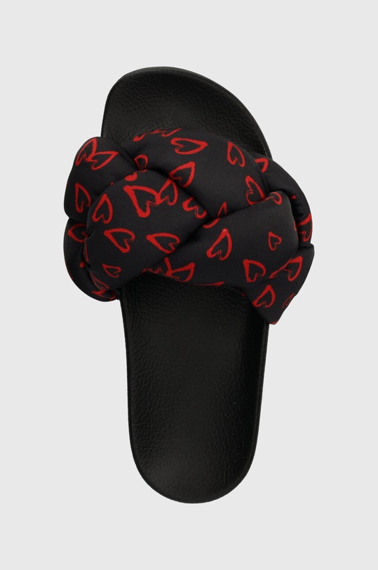 Love Moschino klapki czarny JA28312G0IIW100A