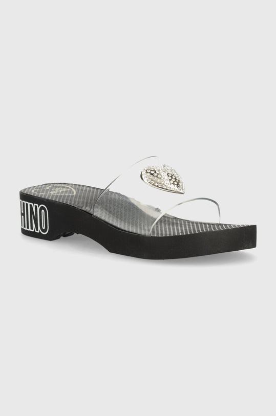Pantofle Love Moschino platforma černá JA28344G0II5200A