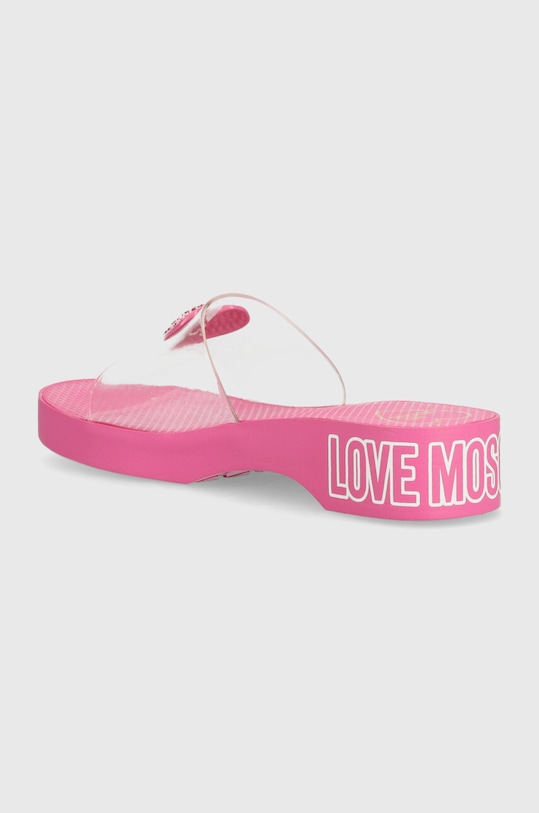 Obuwie Love Moschino klapki JA28344G0II5260A różowy