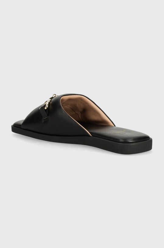 Încălțăminte Love Moschino slapi de piele JA28382G0IIA0000 negru