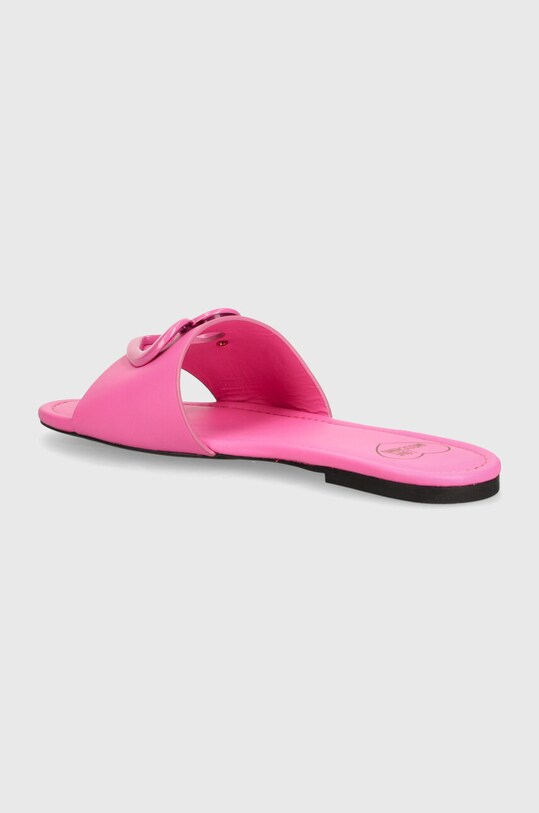 Boty Kožené pantofle Love Moschino JA28431G0IIAX604 růžová