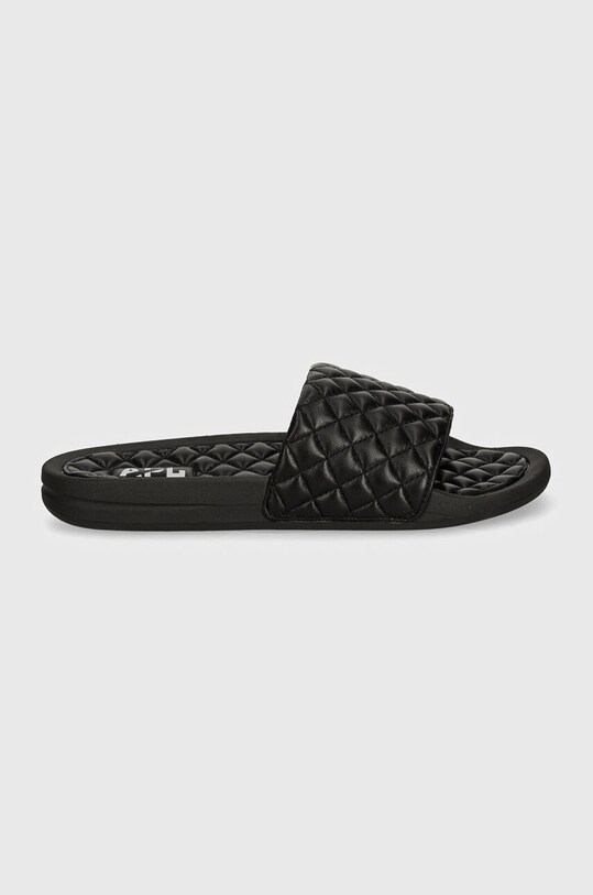 APL Athletic Propulsion Labs klapki skórzane LUSSO SLIDE 2.4.010420 czarny AW24