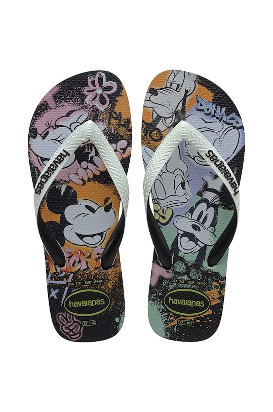 Žabky Havaianas DISNEY STYLISH plochý čierna 4123500.4747