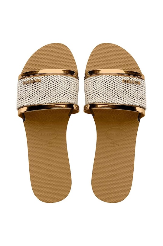 Šľapky Havaianas YOU TRANCOSO PREMIUM plochý zlatá 4146063.1856