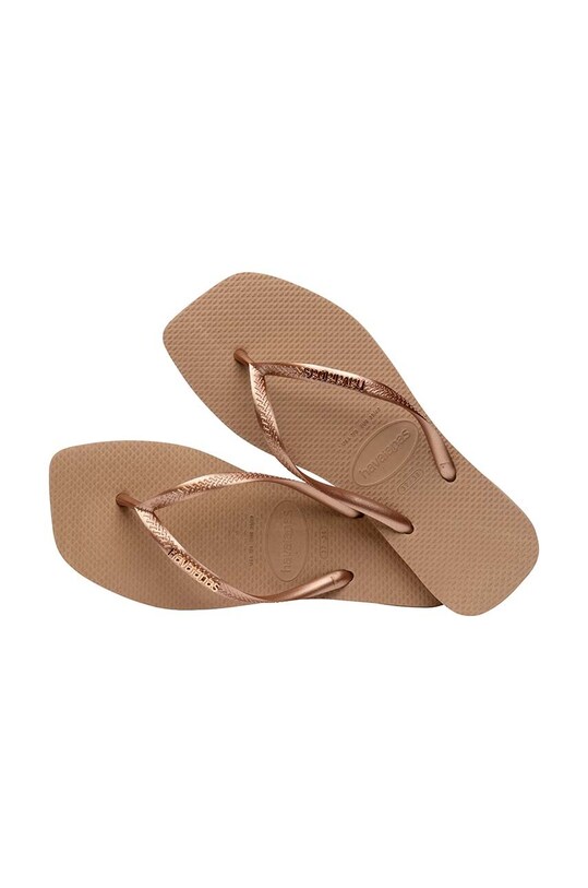 Σαγιονάρες Havaianas SQUARE LOGO METALLIC χρυσαφί 4148257.5282