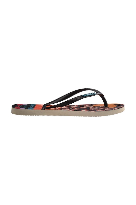 Boty Žabky Havaianas SLIM PATCHWORK 4148944.9446 černá