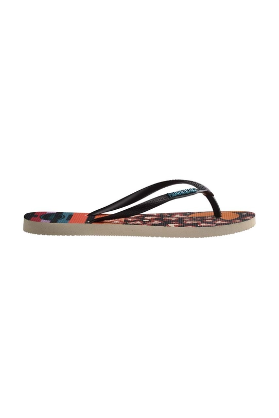 Obuv Žabky Havaianas SLIM PATCHWORK 4148944.9446 čierna