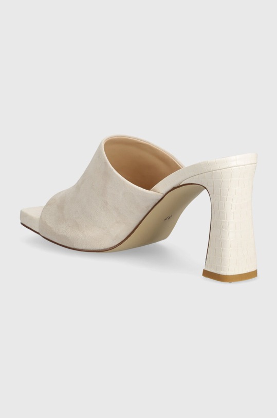 Obuwie Twinset klapki zamszowe 241TCT020.07222 beżowy