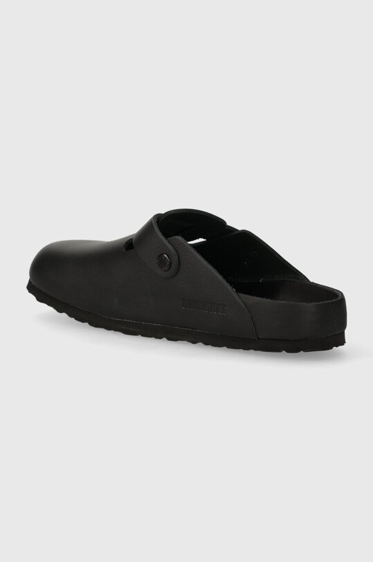Shoes Birkenstock leather sliders Boston 1026789 black