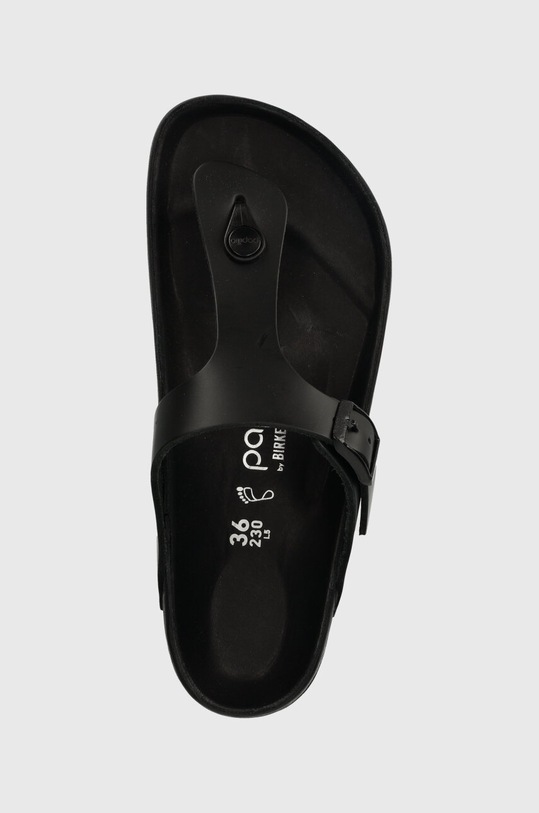 Birkenstock infradito in pelle Gizeh Flex Platform nero 1026874