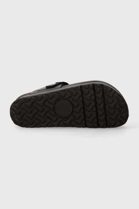 Birkenstock infradito in pelle Gizeh Flex Platform 1026874 nero