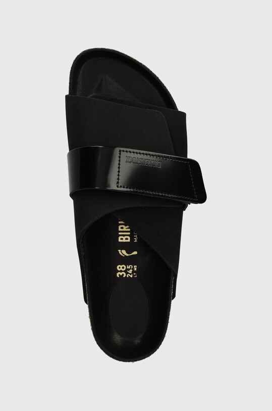 Natikače od nubuk kože Birkenstock Kyoto crna 1026516