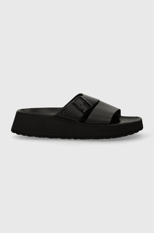 Birkenstock papuci de piele BIRKENSTOCK X PAPILLIO Almina 1026872 negru SS24