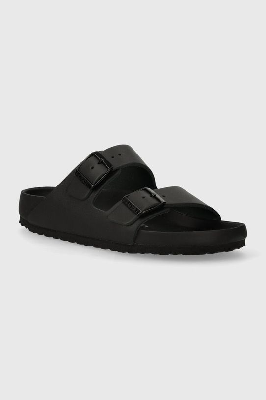 Birkenstock leather sliders Arizona grain leather black 1026843