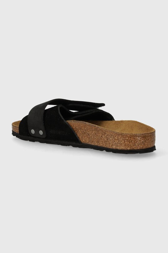 Взуття Шкіряні шльопанці Birkenstock Oita 1024200 чорний