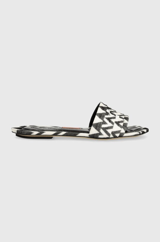 Шлепанцы Missoni Gia Flat M32.022 чёрный SS24