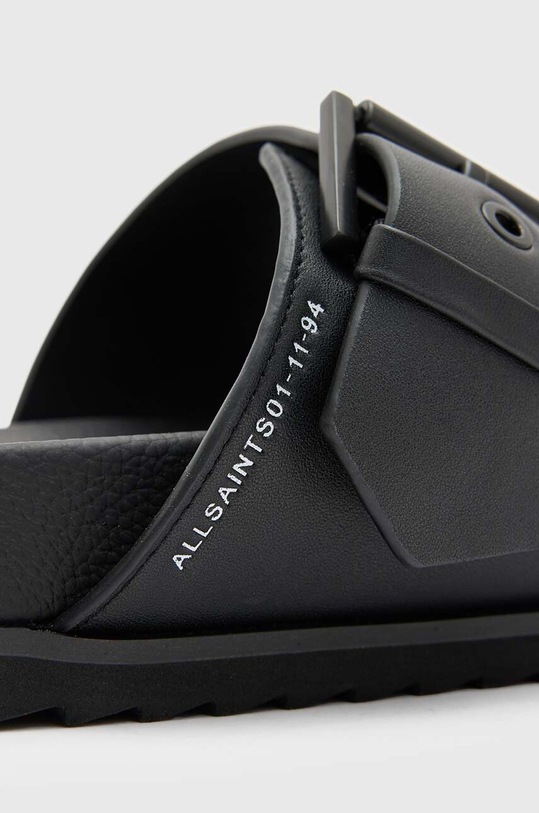 Kožené šľapky AllSaints Sian čierna WF520Y