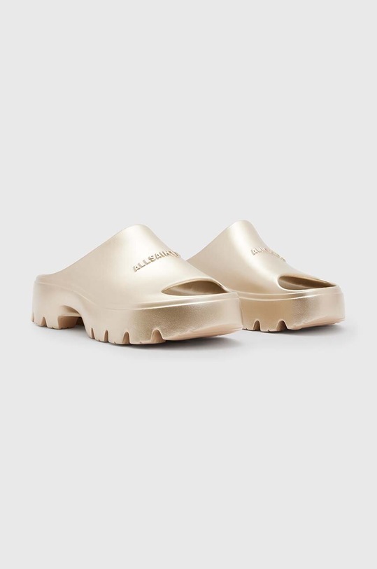 AllSaints klapki Eclipse Flatform WF560Y.GLD złoty SS24