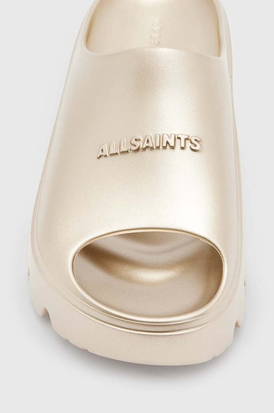AllSaints klapki Eclipse Flatform złoty WF560Y.GLD