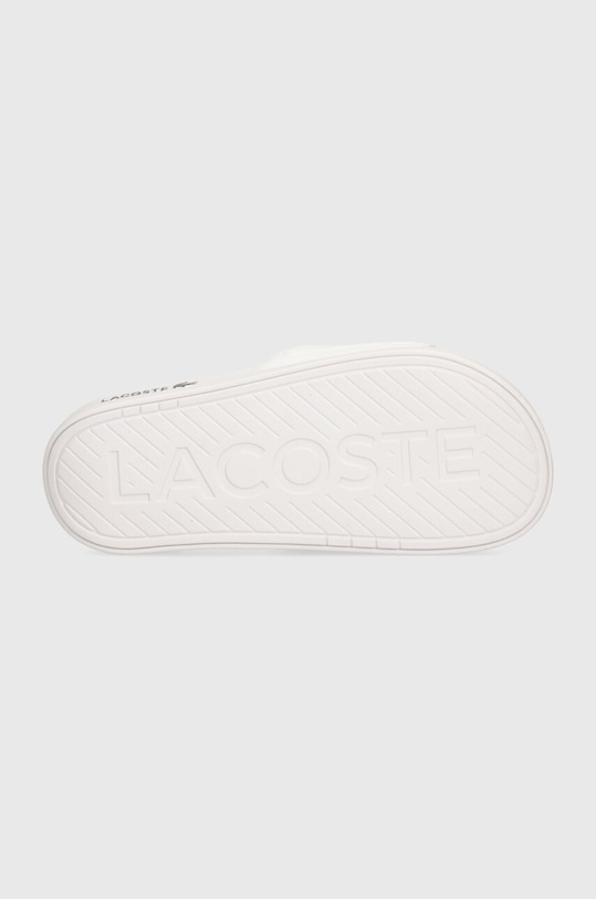 Lacoste klapki Croco Dualiste 43CFA1001 biały