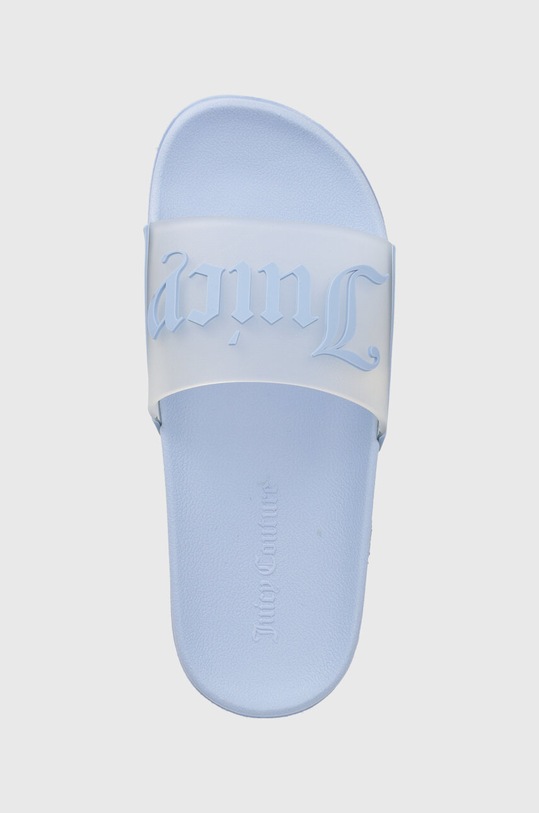 Juicy Couture klapki SEANA TRANSLUCENT STRAP niebieski JCFYL2220002