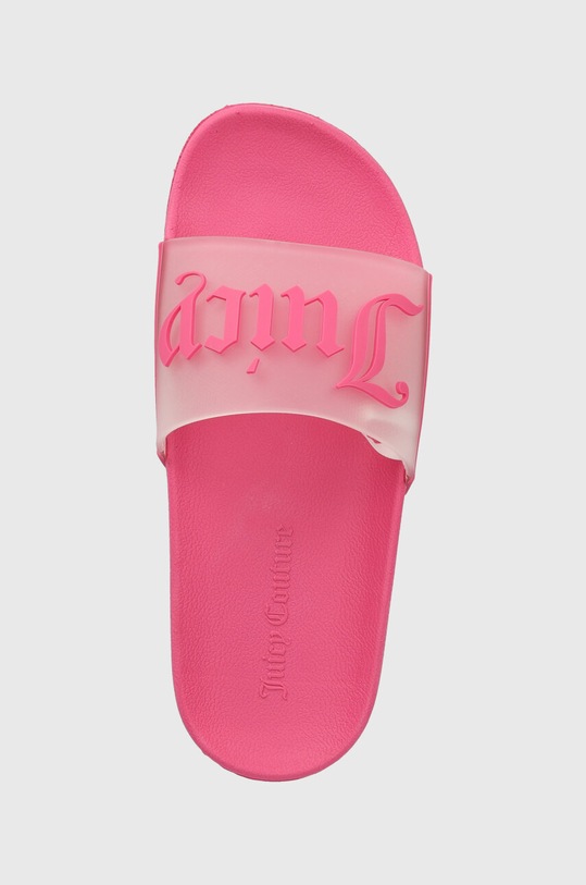 Juicy Couture klapki SEANA TRANSLUCENT STRAP różowy JCFYL2220002