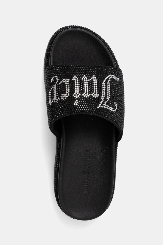 Natikači Juicy Couture DORA DIAMANTE STACKED črna JCFYL222007