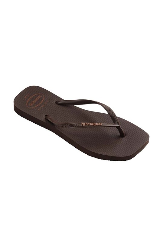Havaianas japonki SQUARE LOGO POP UP 4148959.0727 brązowy SS24