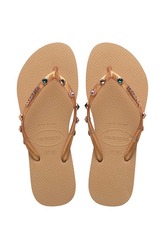 Japanke Havaianas SLIM LUXURY ravna zlatna 4149285.0570