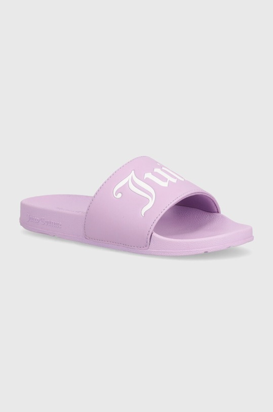 Juicy Couture klapki PATTI SLIDER syntetyczny fioletowy JCFYL222001
