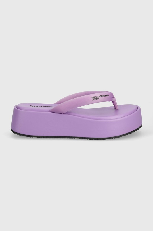 Žabky Karl Lagerfeld Jeans WEDGE KLJ87905.SPR fialová SS24