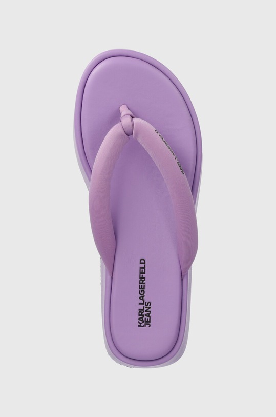 Žabky Karl Lagerfeld Jeans WEDGE fialová KLJ87905.SPR