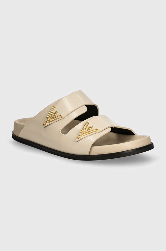 Vanda Novak slapi de piele Sandy.Cristal.Nude bej SS24